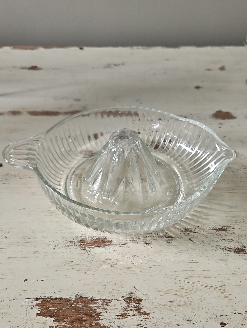 Clear Vintage Federal Glass Citrus Juicer